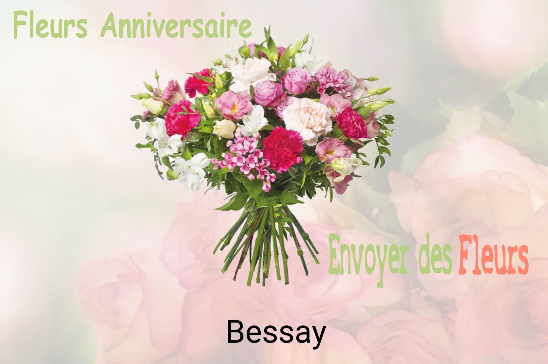 Bouquet de fleurs d’anniversaire livré à Bessay